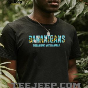 Savannah Bananas Bananigans Shenanigans Text Graphic T Shirt