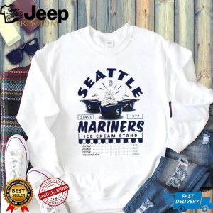 Seattle Mariners Ice Cream Stand Logo Retro Baseball T Shirt Seattle Mariners Ice Cream Stand Logo Retro Baseball T Shirt