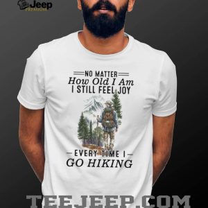 Senior Hiker Mountain Trail Adventure Nature T Shirt