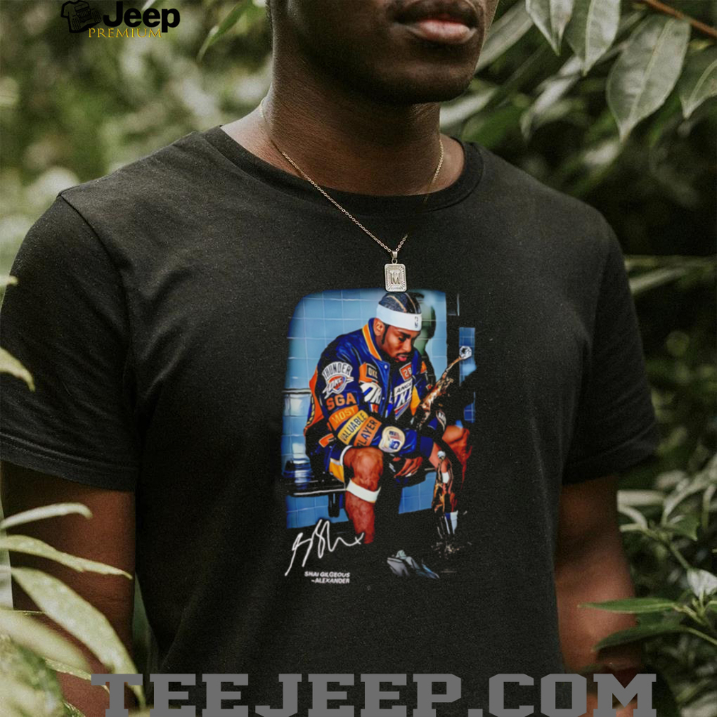 Shai Gilgeous Alexander OKC Thunder Basketball T Shirt Shai Gilgeous Alexander OKC Thunder Basketball T Shirt