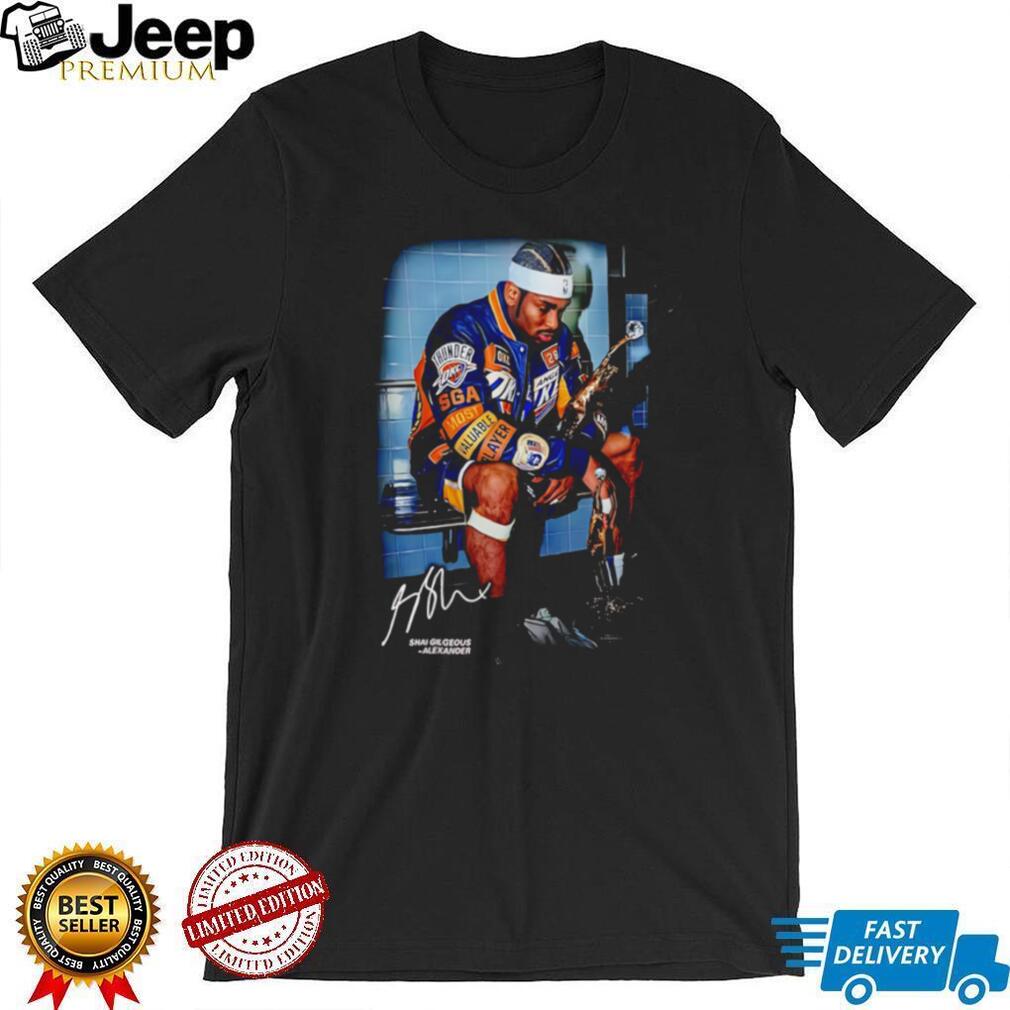 Shai Gilgeous Alexander OKC Thunder Basketball T Shirt Shai Gilgeous Alexander OKC Thunder Basketball T Shirt