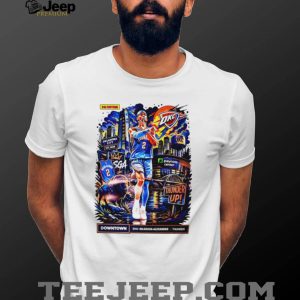 Shai Gilgeous Alexander OKC Thunder Downtown Basketball T Shirt