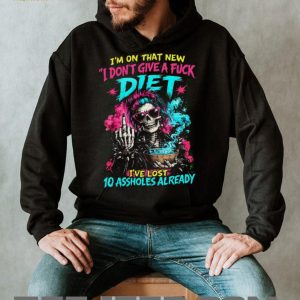 Skeleton Rockstar New Diet Funny Sarcastic Graphic T Shirt