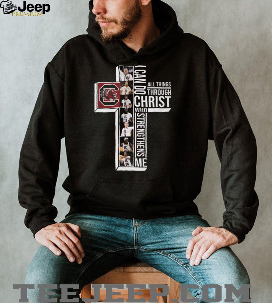 South Carolina Gamecocks Women’s Basketball Cross Philippians Four Thirteen Religious Sport T Shirt South Carolina Gamecocks Women’s Basketball Cross Philippians Four Thirteen Religious Sport T Shirt