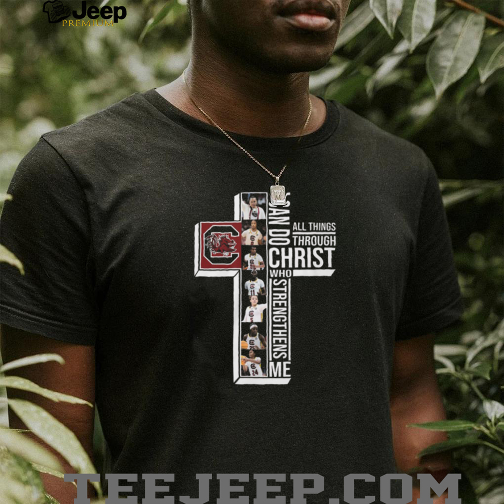 South Carolina Gamecocks Women’s Basketball Cross Philippians Four Thirteen Religious Sport T Shirt South Carolina Gamecocks Women’s Basketball Cross Philippians Four Thirteen Religious Sport T Shirt