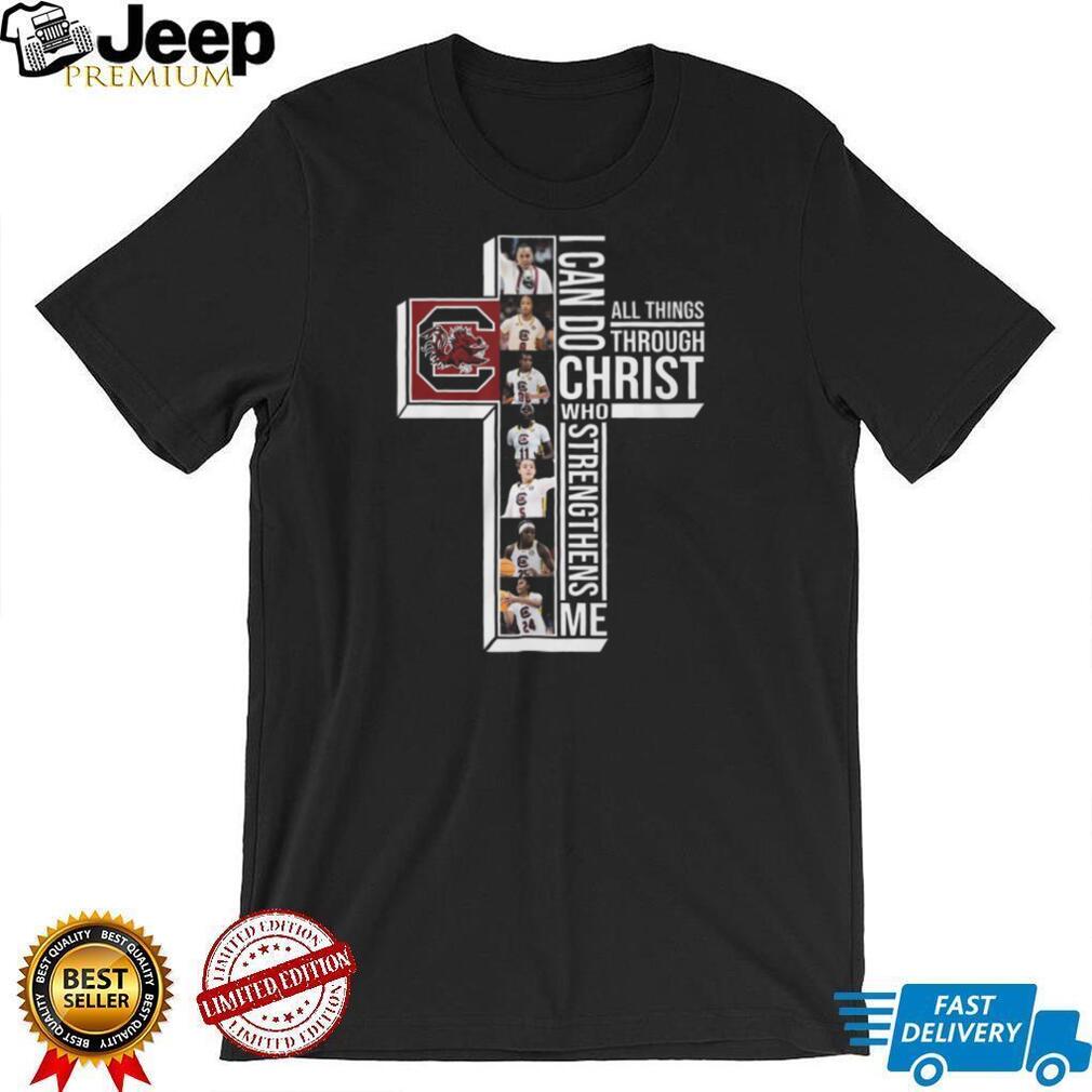 South Carolina Gamecocks Women’s Basketball Cross Philippians Four Thirteen Religious Sport T Shirt South Carolina Gamecocks Women’s Basketball Cross Philippians Four Thirteen Religious Sport T Shirt