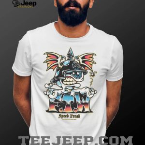 Speed Freak Eyeball Biker Helmet Kustom Kulture T Shirt