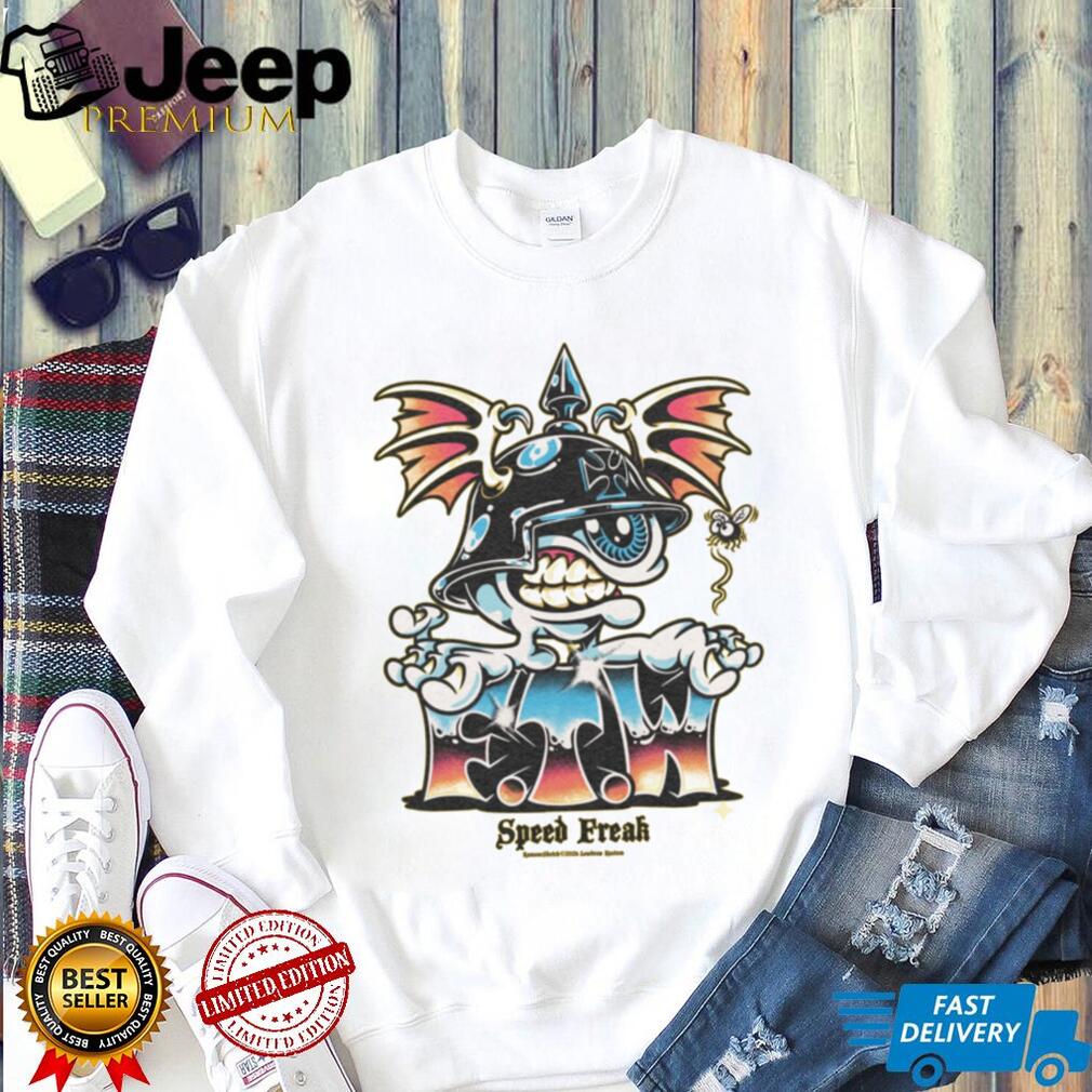 Speed Freak Eyeball Biker Helmet Kustom Kulture T Shirt Speed Freak Eyeball Biker Helmet Kustom Kulture T Shirt