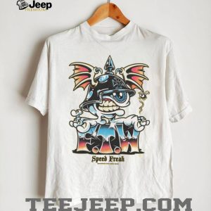 Speed Freak Eyeball Biker Helmet Kustom Kulture T Shirt