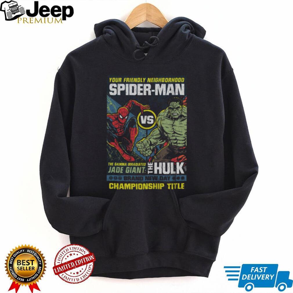 Spider Man vs Hulk Marvel Comic Book Hero Fight T Shirt Spider Man vs Hulk Marvel Comic Book Hero Fight T Shirt