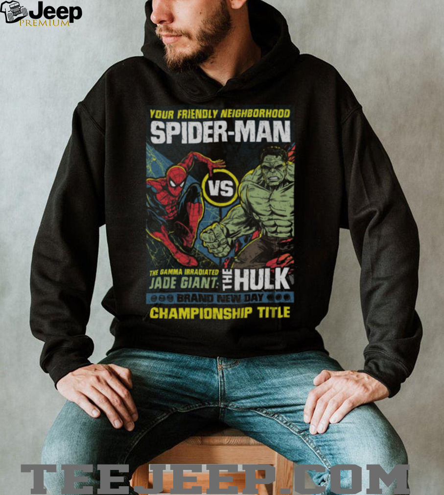 Spider Man vs Hulk Marvel Comic Book Hero Fight T Shirt Spider Man vs Hulk Marvel Comic Book Hero Fight T Shirt