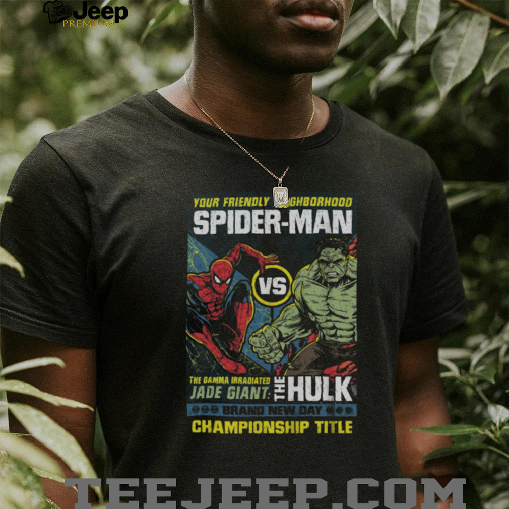 Spider Man vs Hulk Marvel Comic Book Hero Fight T Shirt Spider Man vs Hulk Marvel Comic Book Hero Fight T Shirt