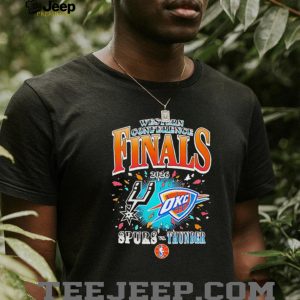 Spurs Vs Thunder 2026 Western Conference Finals Basketball T Shirt
