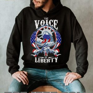 Statue Of Liberty Voice Of Liberty American Flag T Shirt