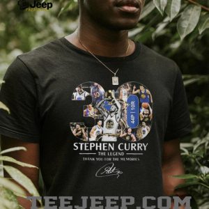 Stephen Curry The Legend 30 GSW Signature Career Memories Basketball T Shirt