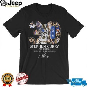 Stephen Curry The Legend 30 GSW Signature Career Memories Basketball T Shirt