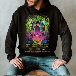 Stranger Things Tales From 85 Cast Signatures Group Graphic T Shirt