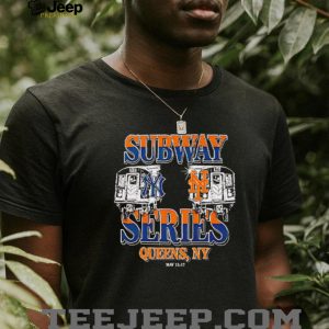 Subway Series Queens NY Yankees Vs Mets Baseball Trains T Shirt