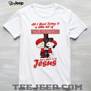 Tampa Bay Buccaneers Snoopy Charlie Brown Jesus Faith T Shirt
