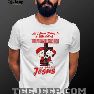 Tampa Bay Buccaneers Snoopy Charlie Brown Jesus Faith T Shirt