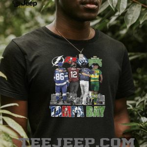 Tampa Bay Four Teams One City Champions T Shirt Rowdies Rays Bucs Lightning Signature T Shirt