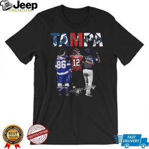 Tampa Bay Sports Stars Signature T Shirt Brady Kucherov Arozarena T Shirt
