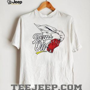 Tarps Off Red Baseball Glove Sports Celebration T Shirt