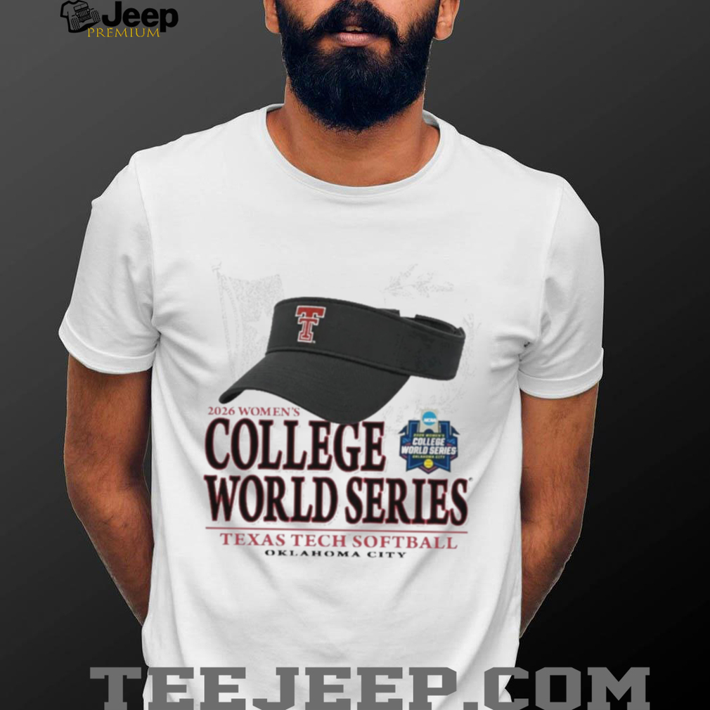 Texas Tech Softball 2026 WCWS Rally Caps White T Shirt Texas Tech Softball 2026 WCWS Rally Caps White T Shirt