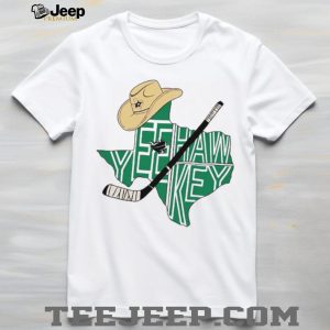 Texas Yeehaw Hockey Cowboy Hat Stick State Map Green T Shirt Texas Yeehaw Hockey Cowboy Hat Stick State Map Green T Shirt