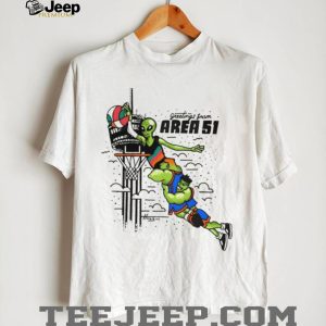 The Alien Victor Wembanyama San Antonio Spurs Greetings from Area 51 cartoon 2026 shirt