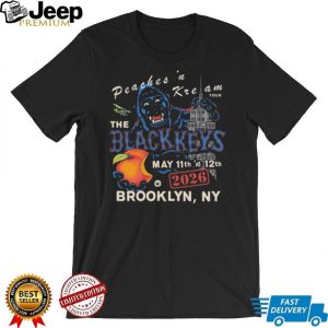 The Black Keys Brooklyn 2026 Tour Gorilla Peach Graphic T Shirt