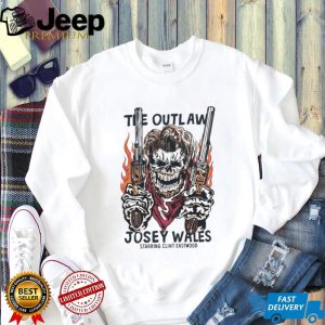 The Outlaw Josey Wales Clint Eastwood Skull Cowboy T Shirt