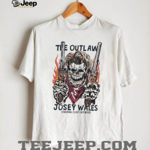 The Outlaw Josey Wales Clint Eastwood Skull Cowboy T Shirt