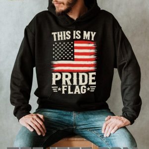 This Is My Pride Flag Patriotic American Flag Vintage Graphic T Shirt
