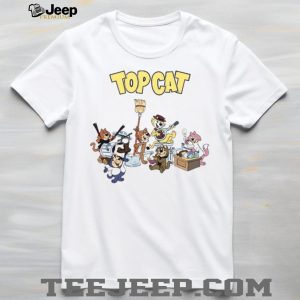Top Cat Alley Cartoon Band Nostalgia T Shirt