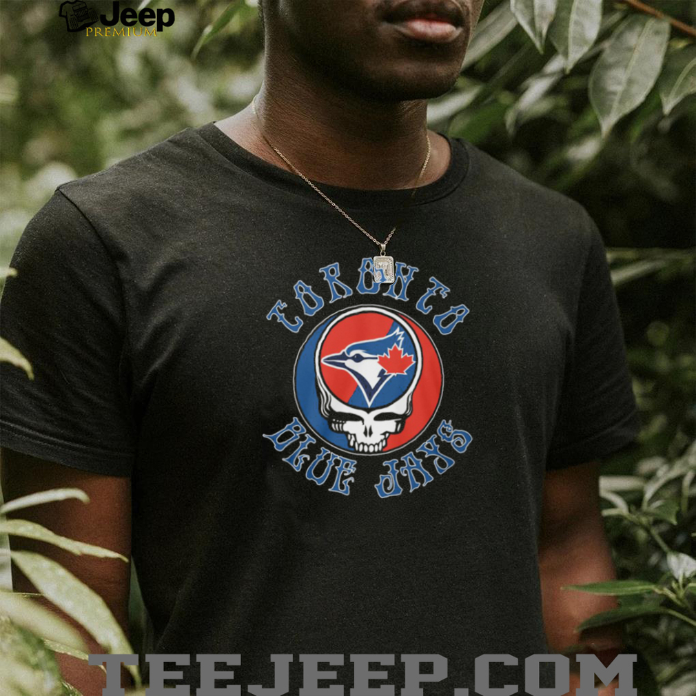 Toronto Blue Jays MLB Grateful Dead Steal Your Face Skull Logo T Shirt Toronto Blue Jays MLB Grateful Dead Steal Your Face Skull Logo T Shirt