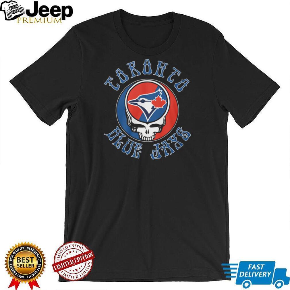 Toronto Blue Jays MLB Grateful Dead Steal Your Face Skull Logo T Shirt Toronto Blue Jays MLB Grateful Dead Steal Your Face Skull Logo T Shirt