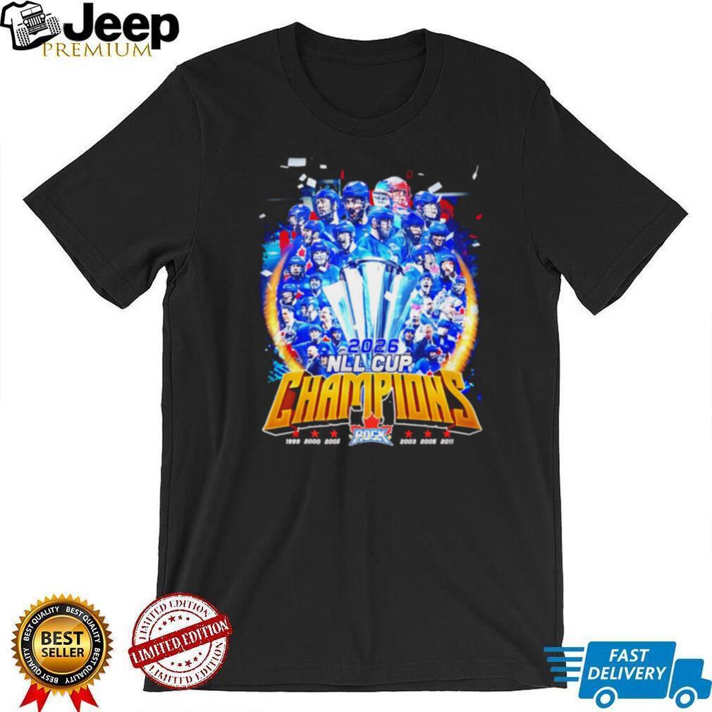 Toronto Rock 2026 NLL Cup Champions Lacrosse T Shirt Toronto Rock 2026 NLL Cup Champions Lacrosse T Shirt