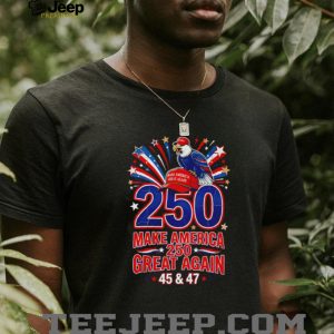 Trump 2024 Make America Great Again 45 and 47 Eagle T Shirt