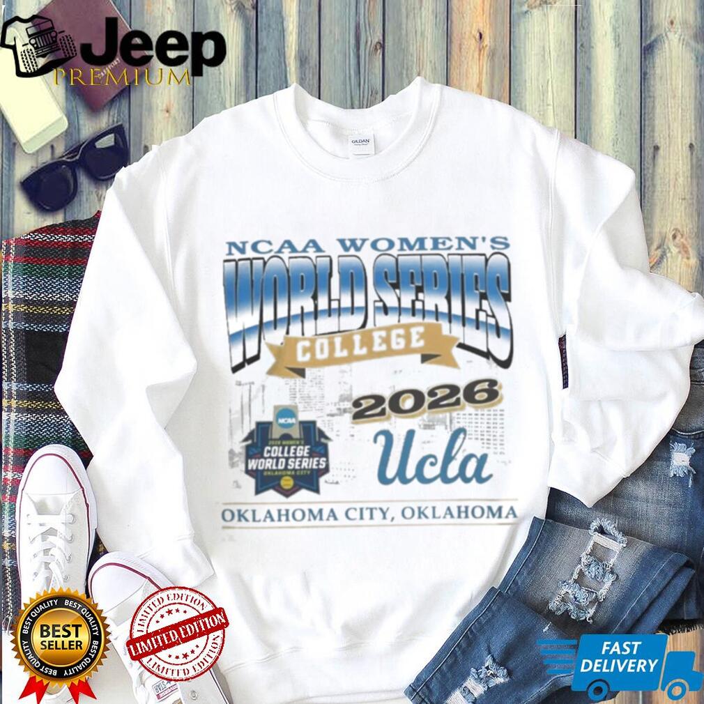 UCLA Bruins NCAA Women’s College World Series Oklahoma City 2026 Logo Shirt UCLA Bruins NCAA Women’s College World Series Oklahoma City 2026 Logo Shirt