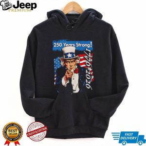 Uncle Sam 250 Years Strong 1776 to 2026 Patriotic T Shirt