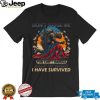 Funny Crabby Beach Summer Vacation Retro Striped Graphic T Shirt
