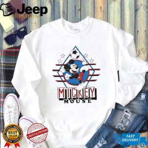 Vintage Mickey Mouse Soccer Action Sports Graphic T Shirt