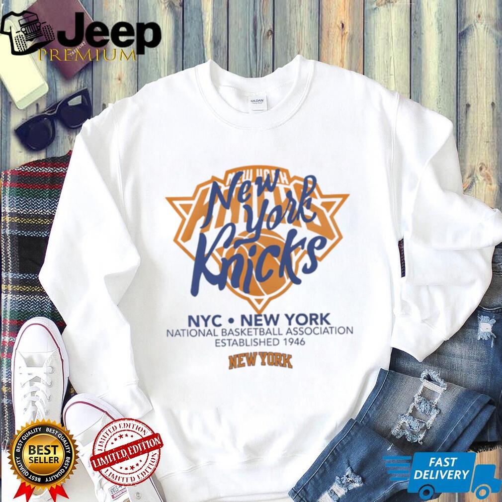 Vintage New York Knicks Established 1946 Basketball T Shirt Vintage New York Knicks Established 1946 Basketball T Shirt