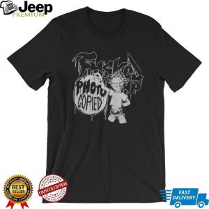 Vintage Punk Rock Photocopied Graffiti Art Graphic T Shirt