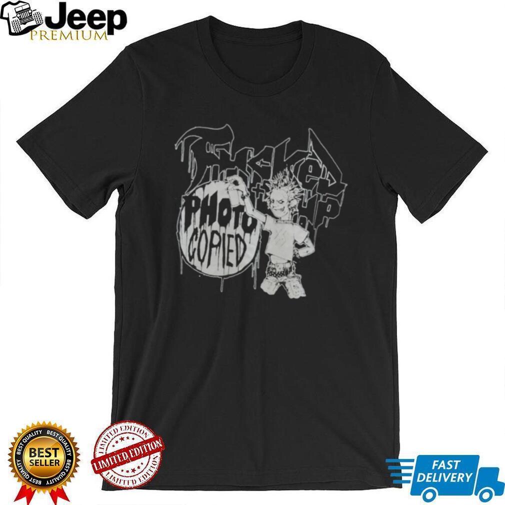 Vintage Punk Rock Photocopied Graffiti Art Graphic T Shirt Vintage Punk Rock Photocopied Graffiti Art Graphic T Shirt
