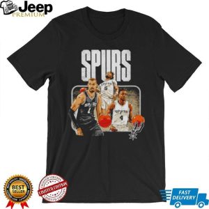 Vintage San Antonio Spurs Basketball Team Graphic T Shirt
