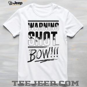 Warning Shot Bow Palm Tree Tropical Graphic T Shirt Warning Shot Bow Palm Tree Tropical Graphic T Shirt