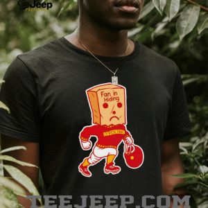 Washington Football Fan In Hiding Paper Bag Mascot T Shirt