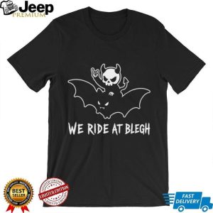 We Ride At Blegh Rock Devil Bat Cartoon Music Lover T Shirt